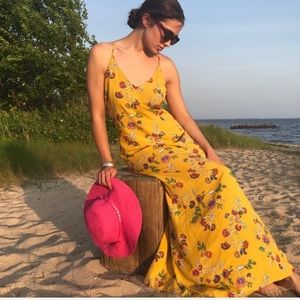 Old Navy Yellow Maxi Dress
